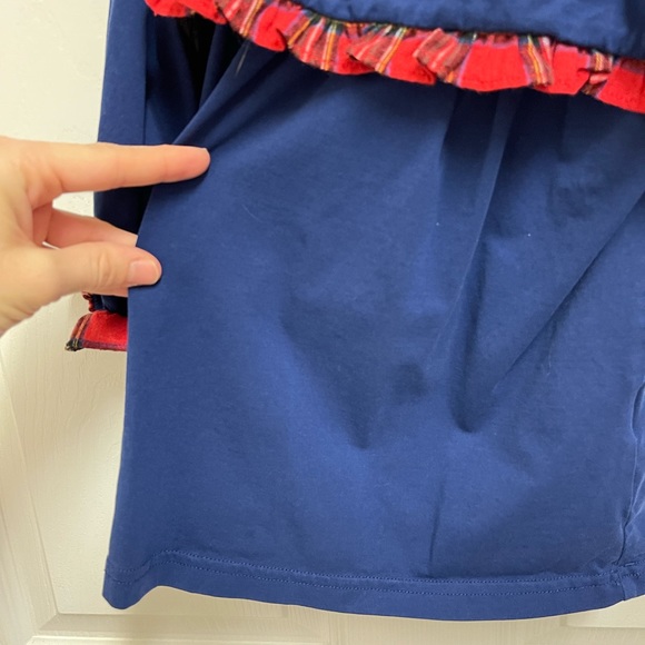 Saving Grace Smocked Santa Blouse - Picture 9 of 10